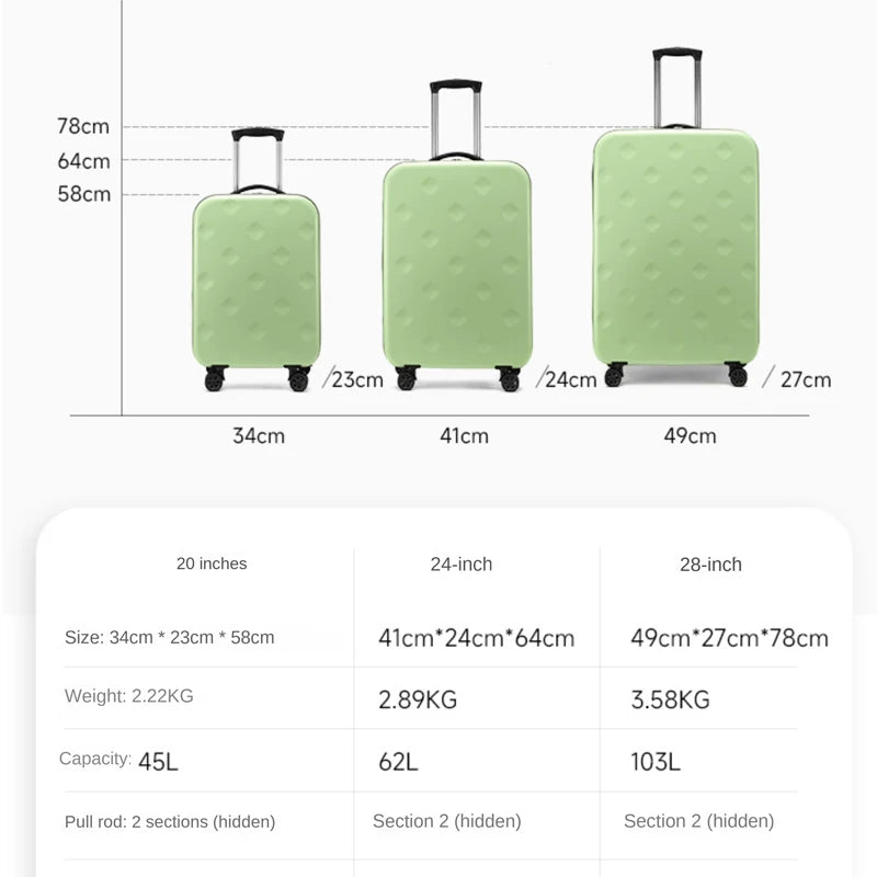 New Foldable Travel Suitcase