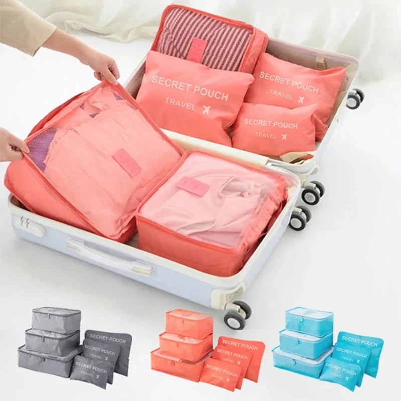 6pcs Travel Storage Bag
