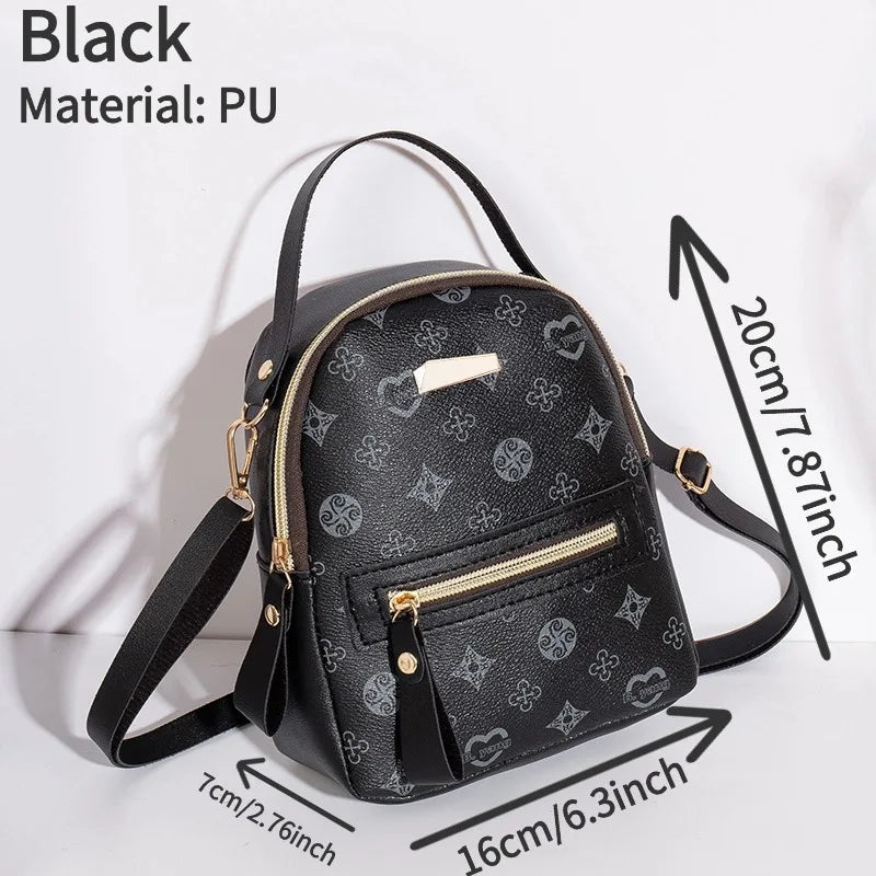 Flower backpack ladies bag .school bag