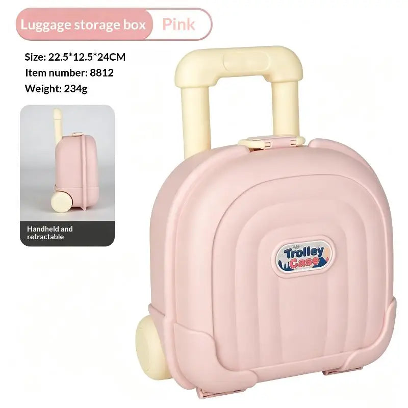Mini Trolley Storage Case For Kids