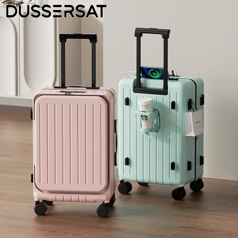 Modren Front-Opening Shinner Luggage