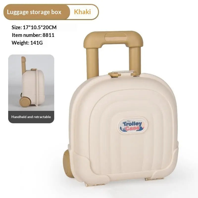Mini Trolley Storage Case For Kids