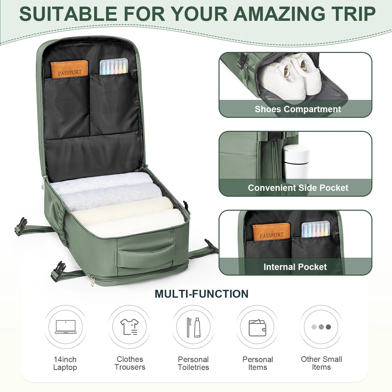 Ryanair Backpack. Cabin Bag Travel Backpack