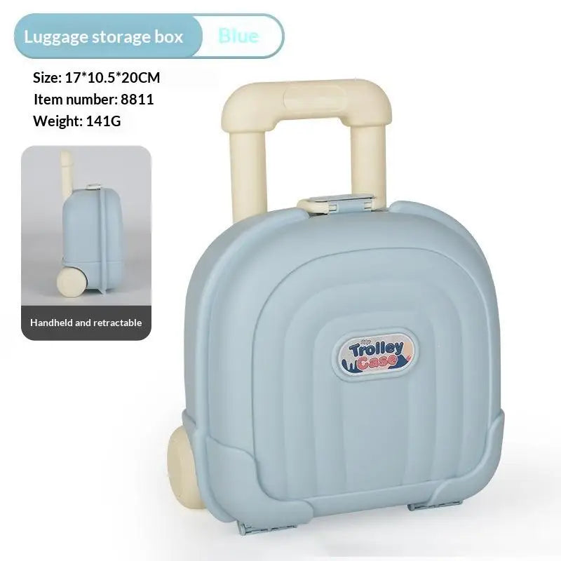 Mini Trolley Storage Case For Kids