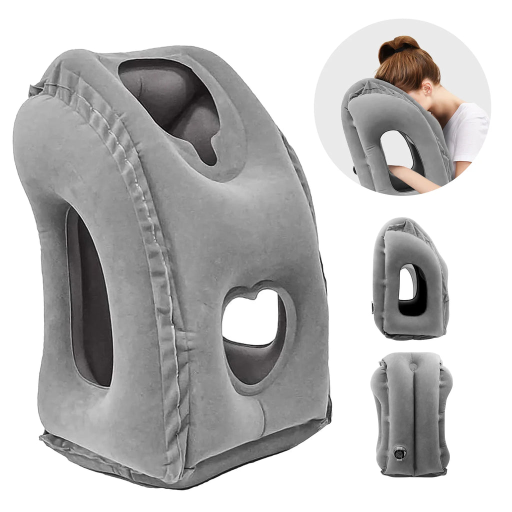 Inflatable Travel Pillow With Head support