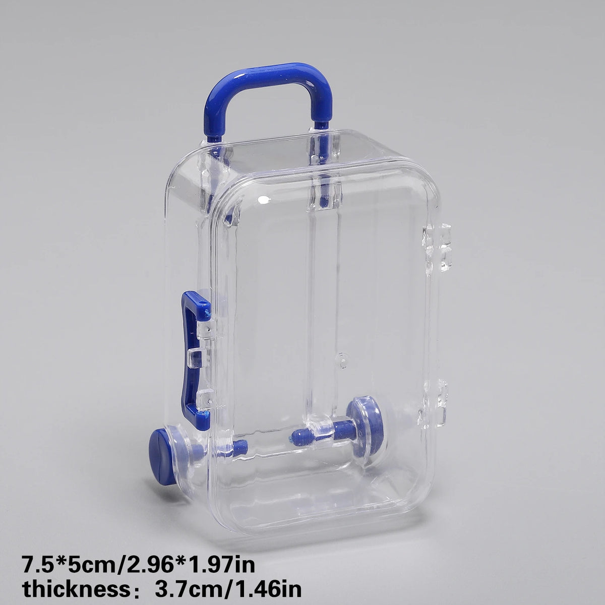 Transparent Mini Suitcase Trolley Luggage