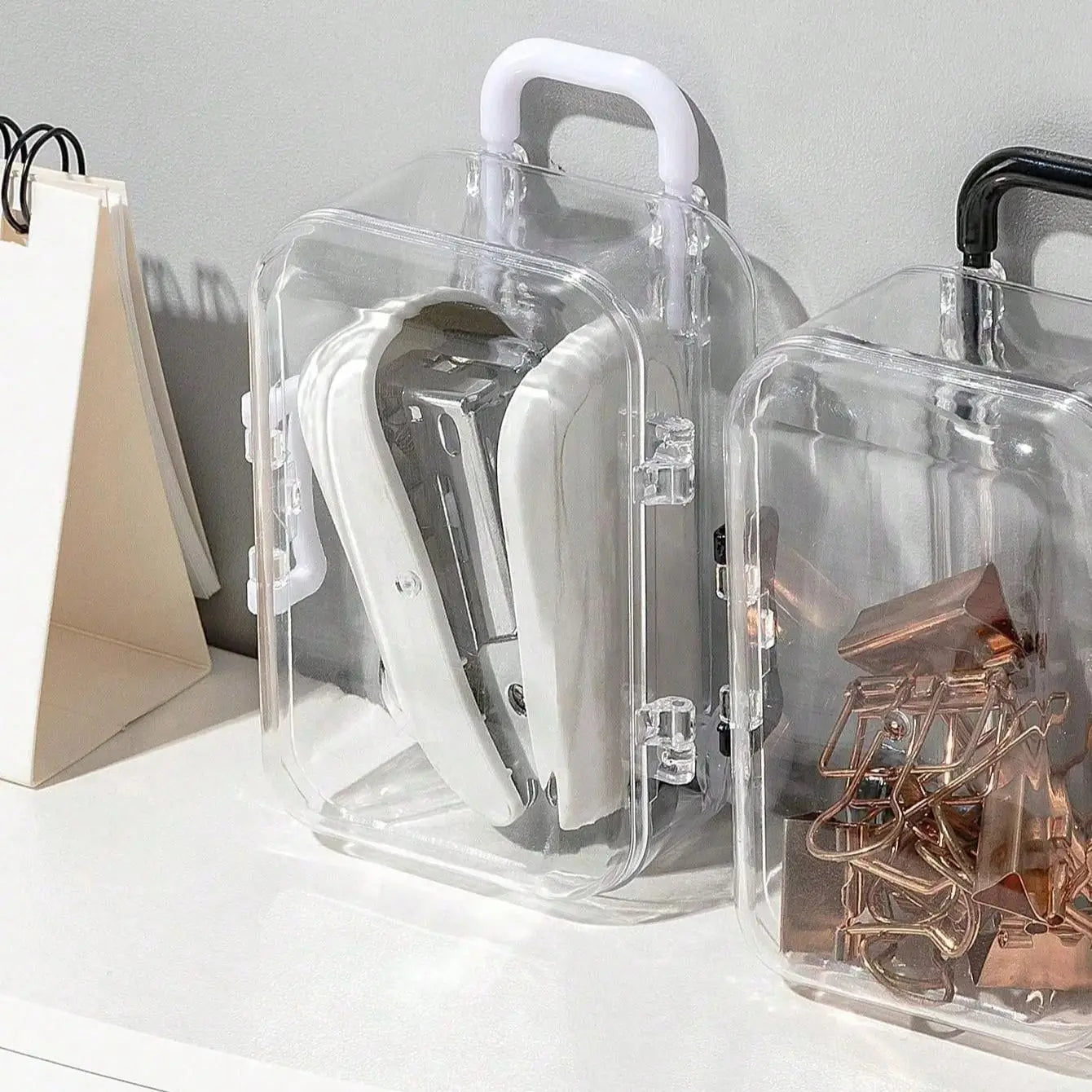 Transparent Mini Suitcase Trolley Luggage