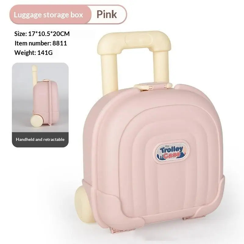 Mini Trolley Storage Case For Kids