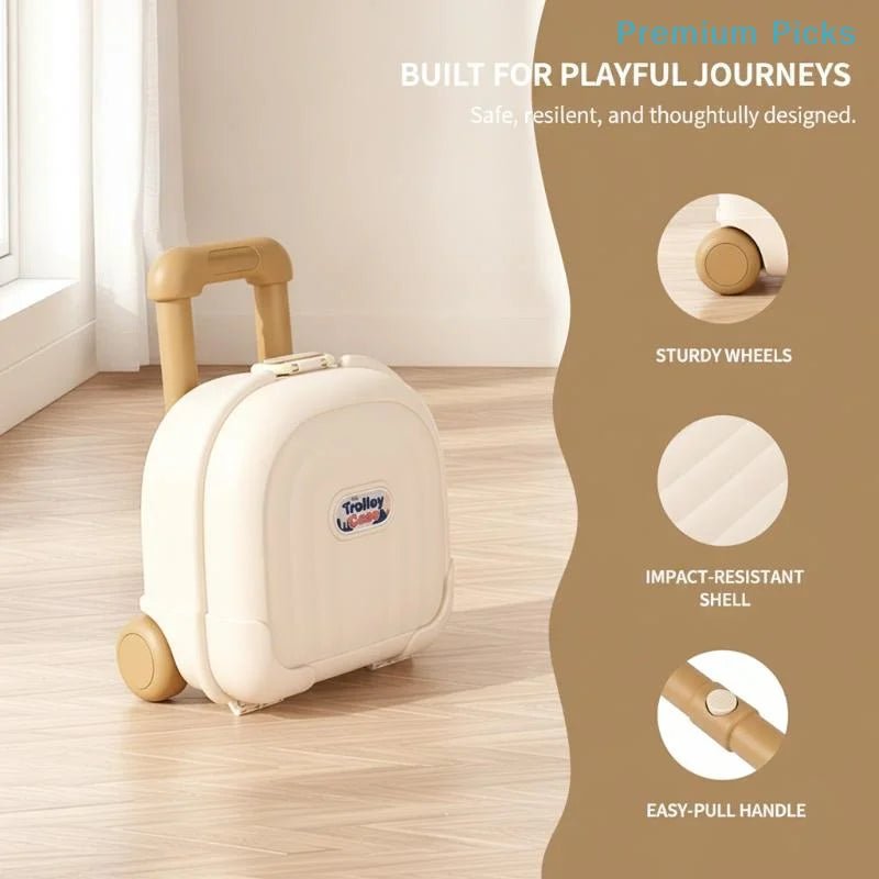 Mini Trolley Storage Case For Kids