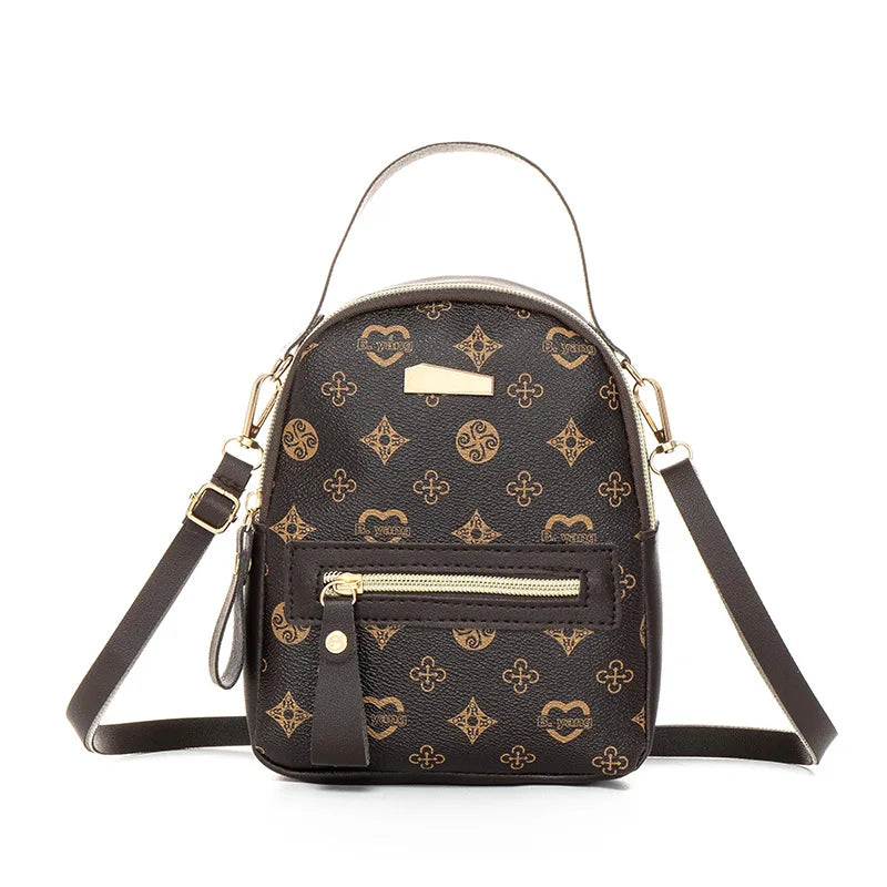 Flower backpack ladies bag .school bag