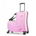 Kids Scooter Suitcase Cartoon Sit & Riding Luggage